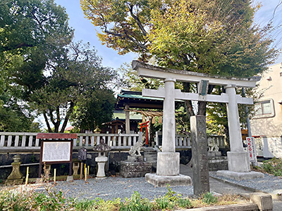 間眠神社・間眠公園