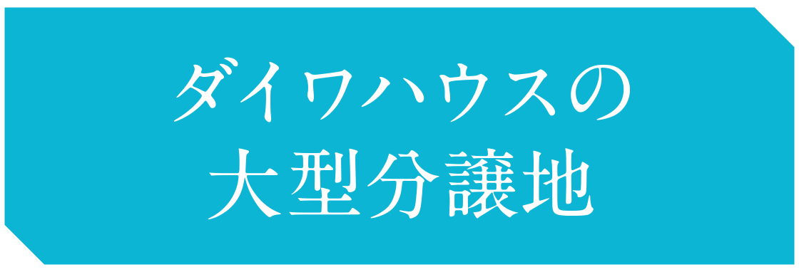 ダイワハウスの大型分譲地