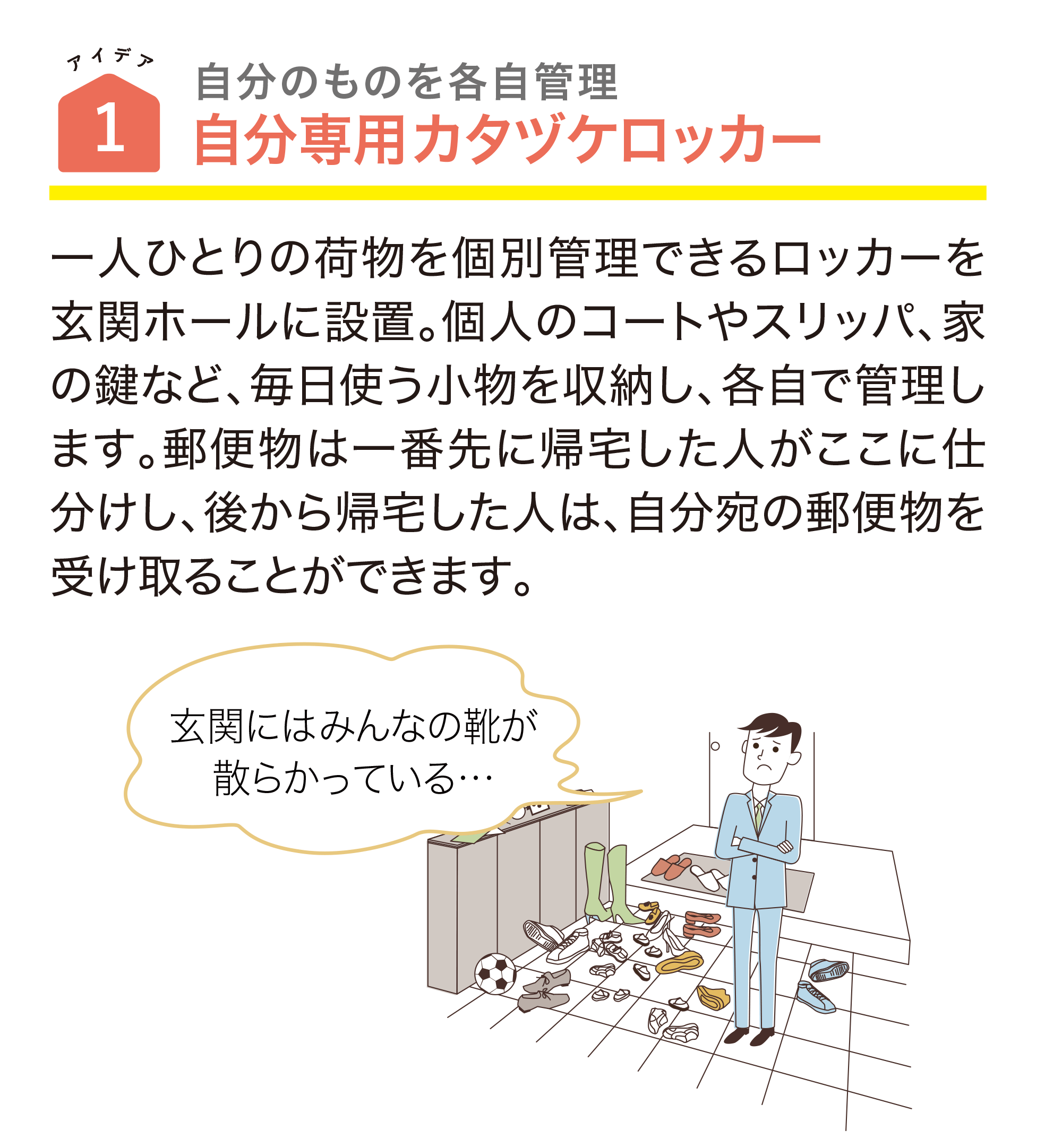 自分専用カタヅケロッカー