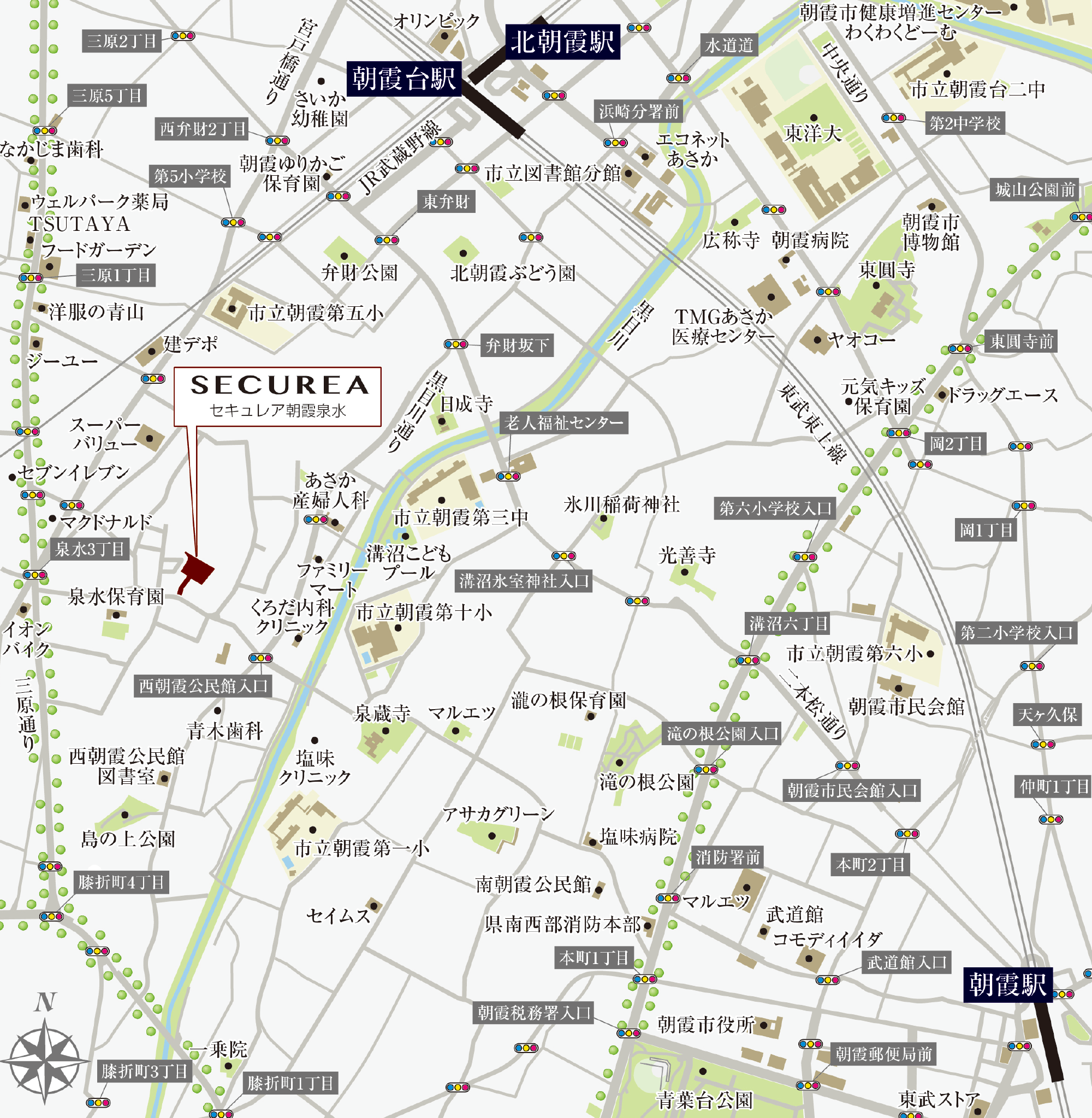 現地案内図