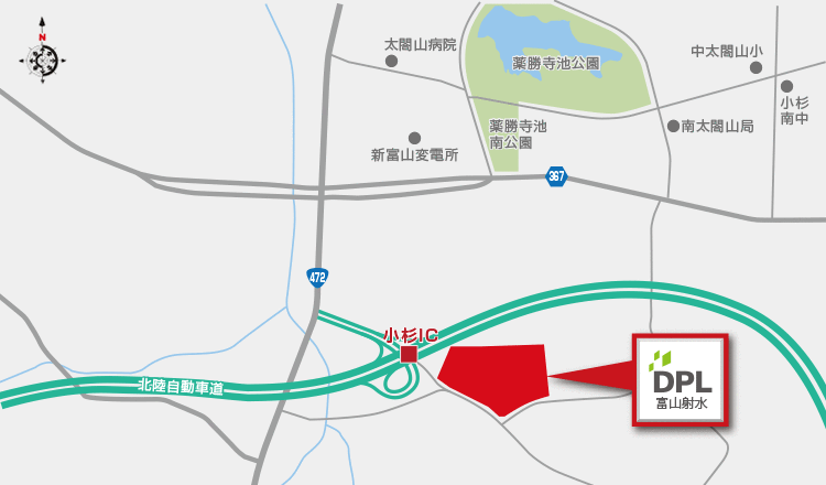 DPL富山射水地図