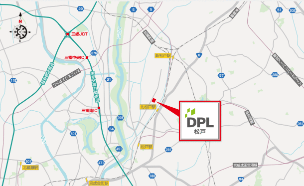 DPL松戸地図