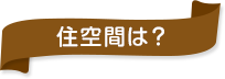 住空間は？