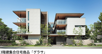 3階建集合住宅商品「グラサ」