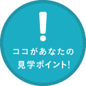 ココがあなたの見学ポイント！