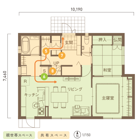 1Fの間取り図