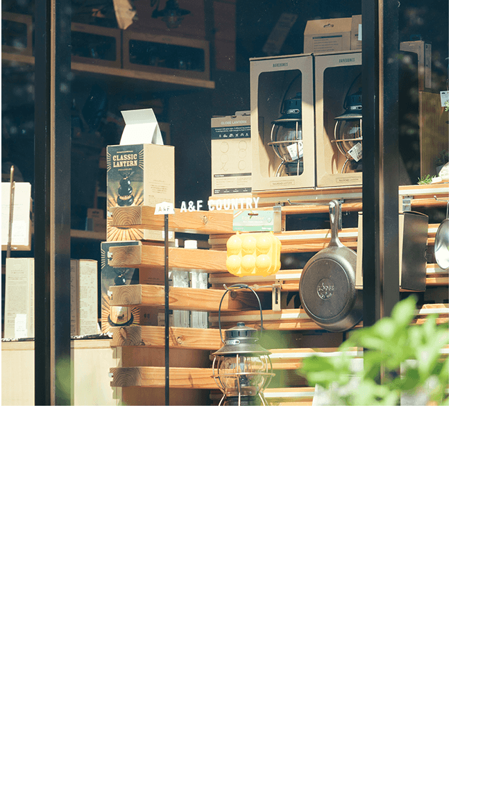 A&F COUNTRY：世界中の優れたアウトドア・キャンプ用品を45年以上輸入販売する老舗ショップ。