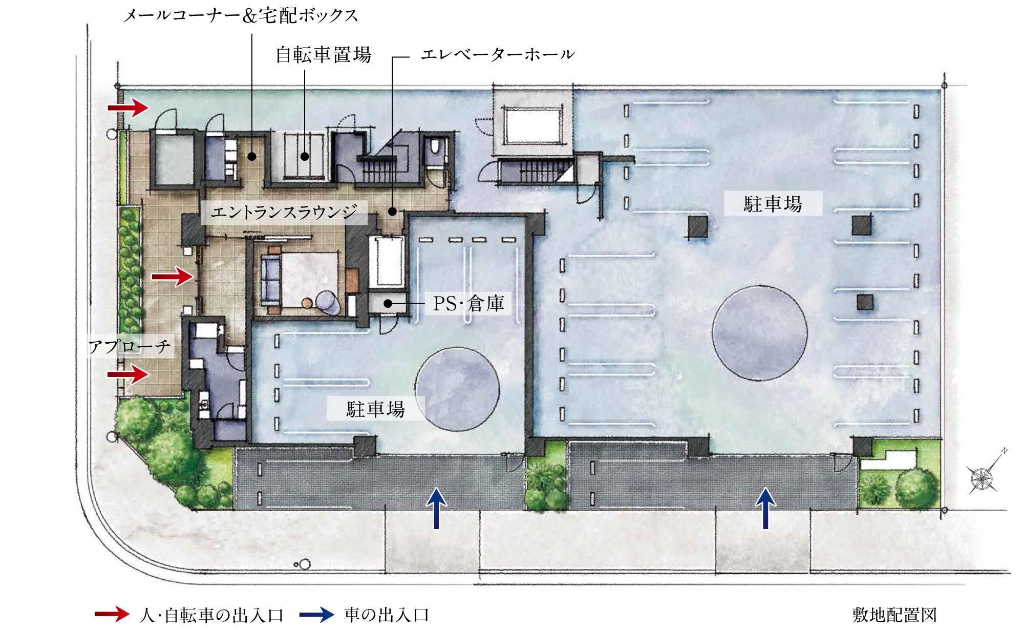 敷地配置図