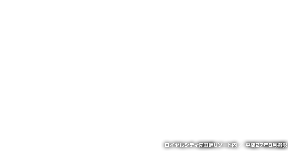 ロイヤルシティ佐田岬リゾート内 ／ 平成27年8月撮影